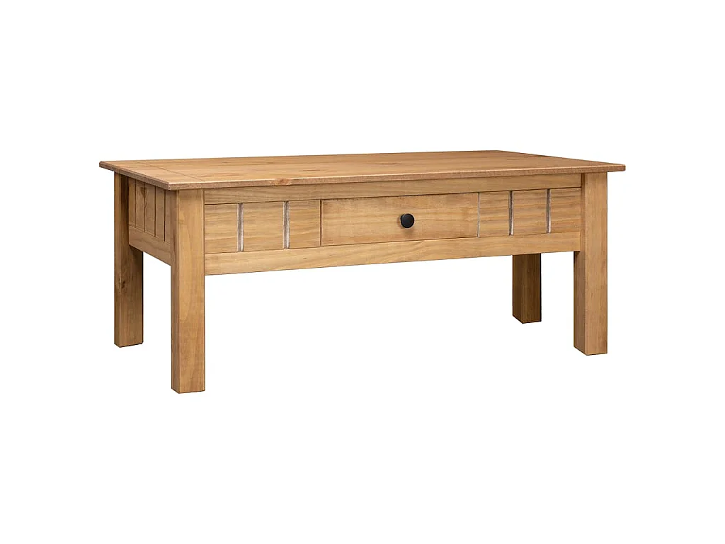 Table basse 100x60x43,5 cm Pin massif Assortiment Panama