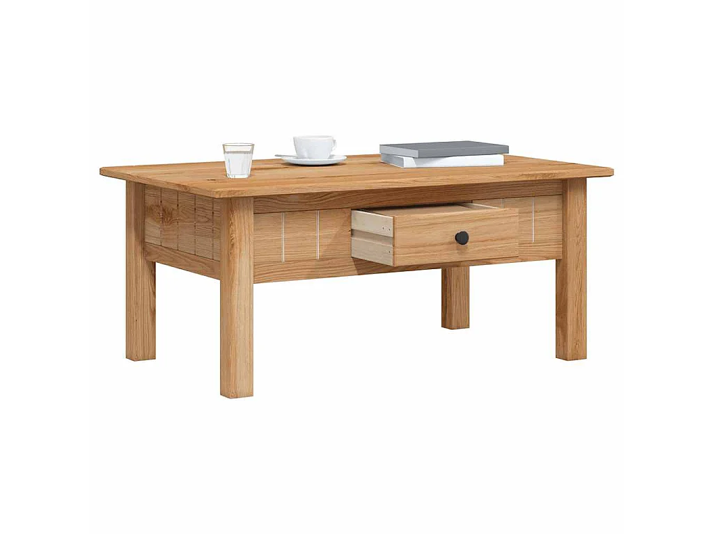 Table basse 100x60x43,5 cm Pin massif Assortiment Panama