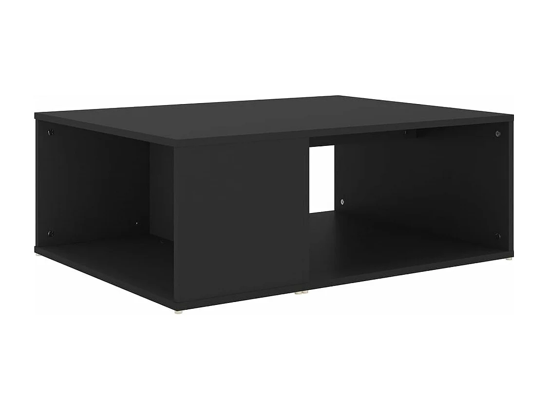 Table basse noir 90x67x33 cm bois d'ingénierie