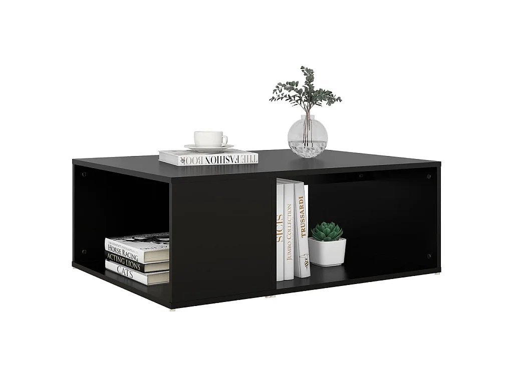 Mesa de centro 90x67x33 cm derivados de madeira preto