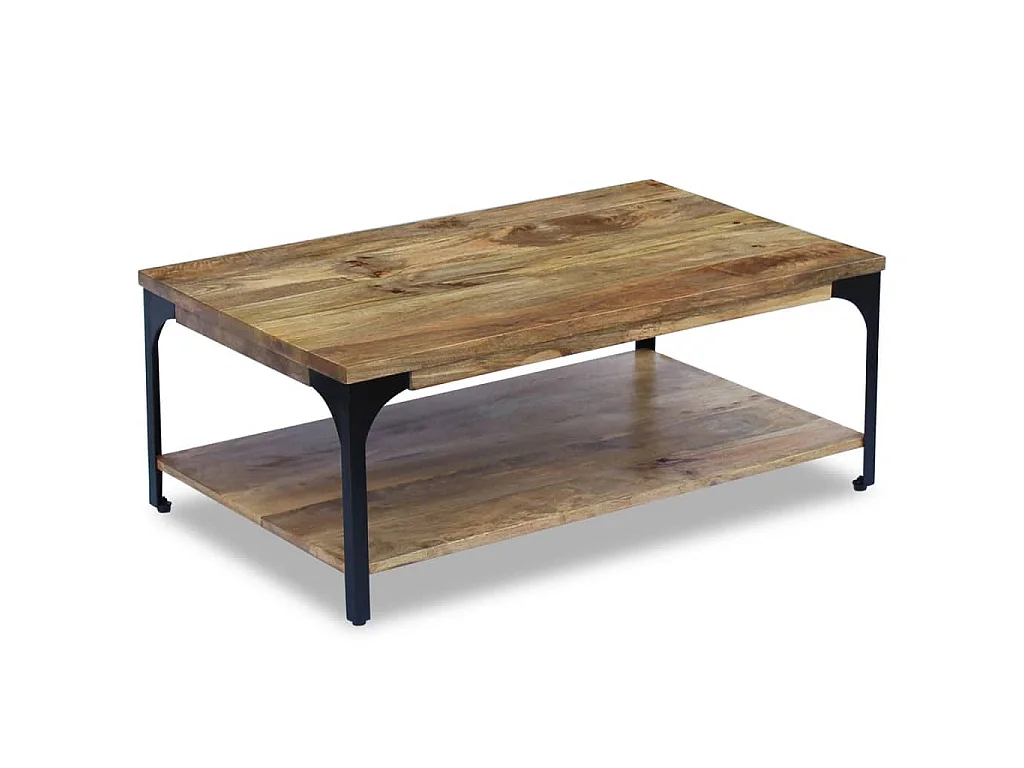 Salontafel 100x60x38 cm mangohout