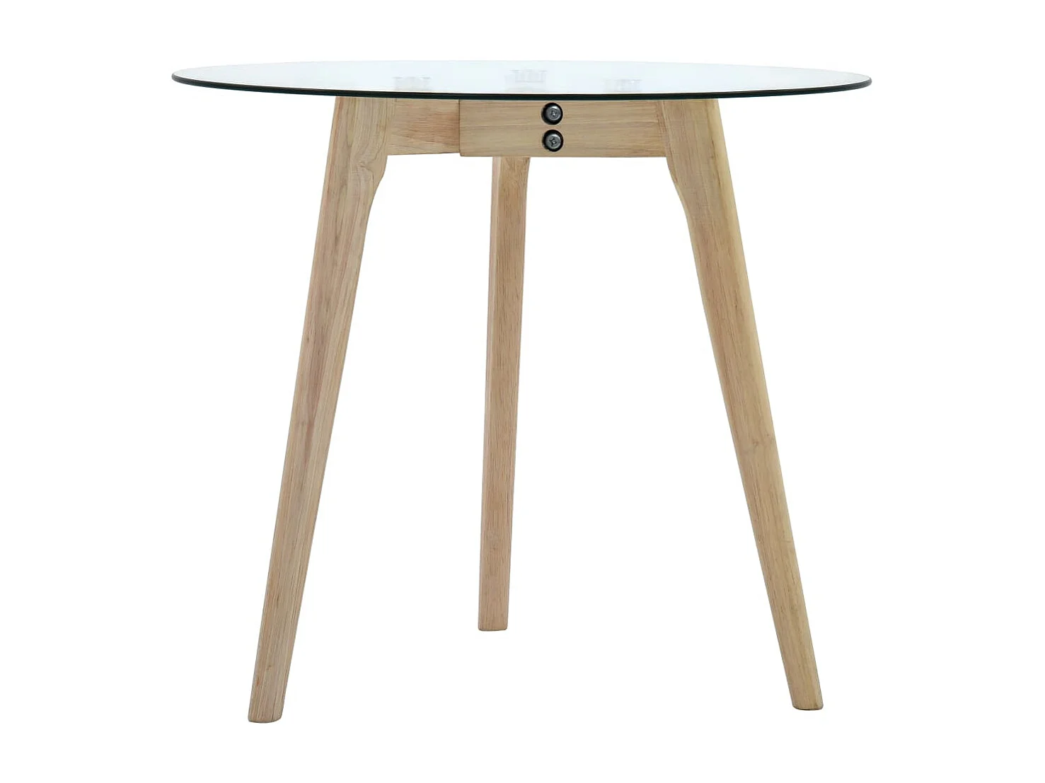 Ensemble de tables d'appoint 2 pcs Verre trempé