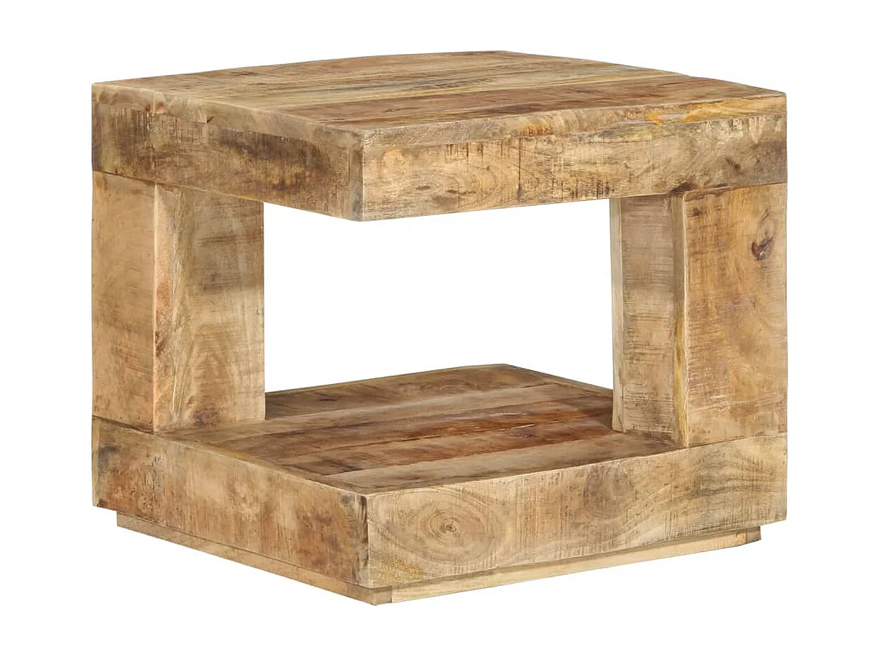 Table basse 45x45x40 cm Bois de manguier massif