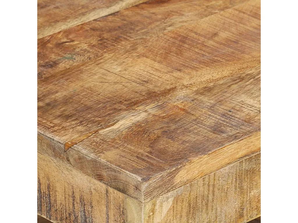 Table basse 45x45x40 cm Bois de manguier massif