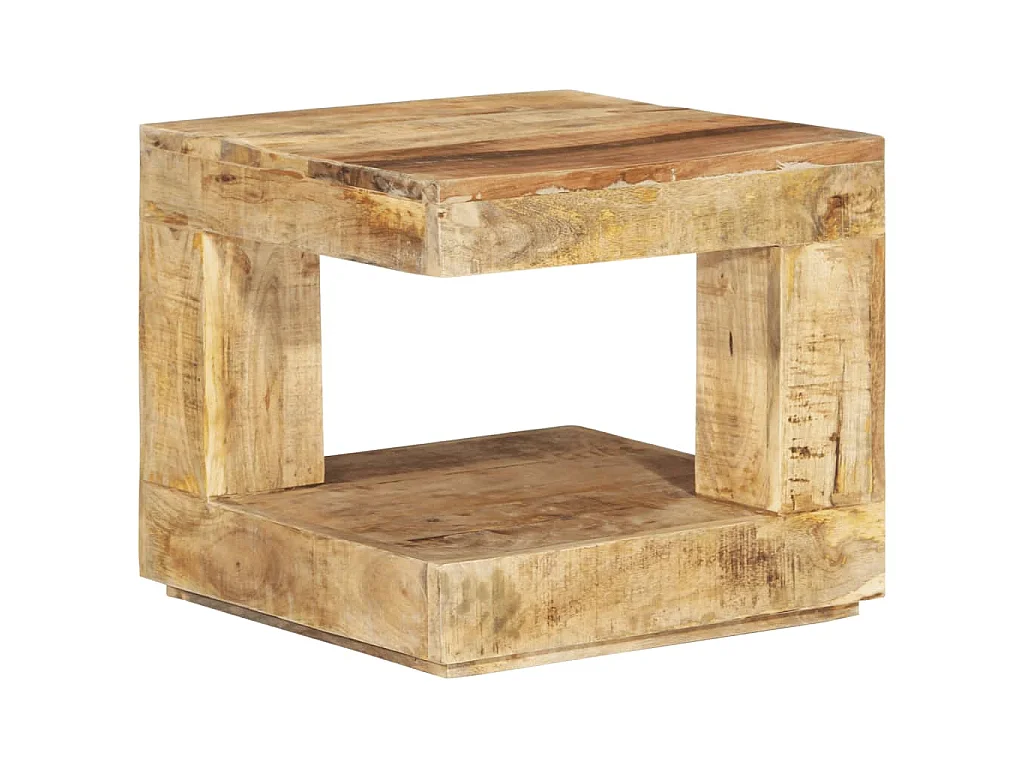 Couchtisch 45x45x40 cm Massivholz Mango