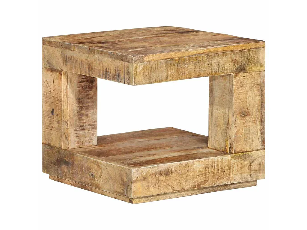 Mesa de centro 45x45x40 cm madeira de mangueira maciça