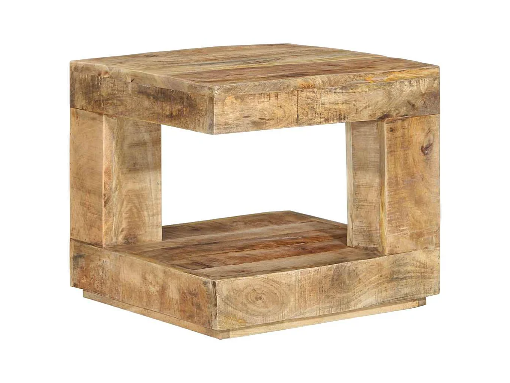 Mesa de centro 45x45x40 cm madeira de mangueira maciça