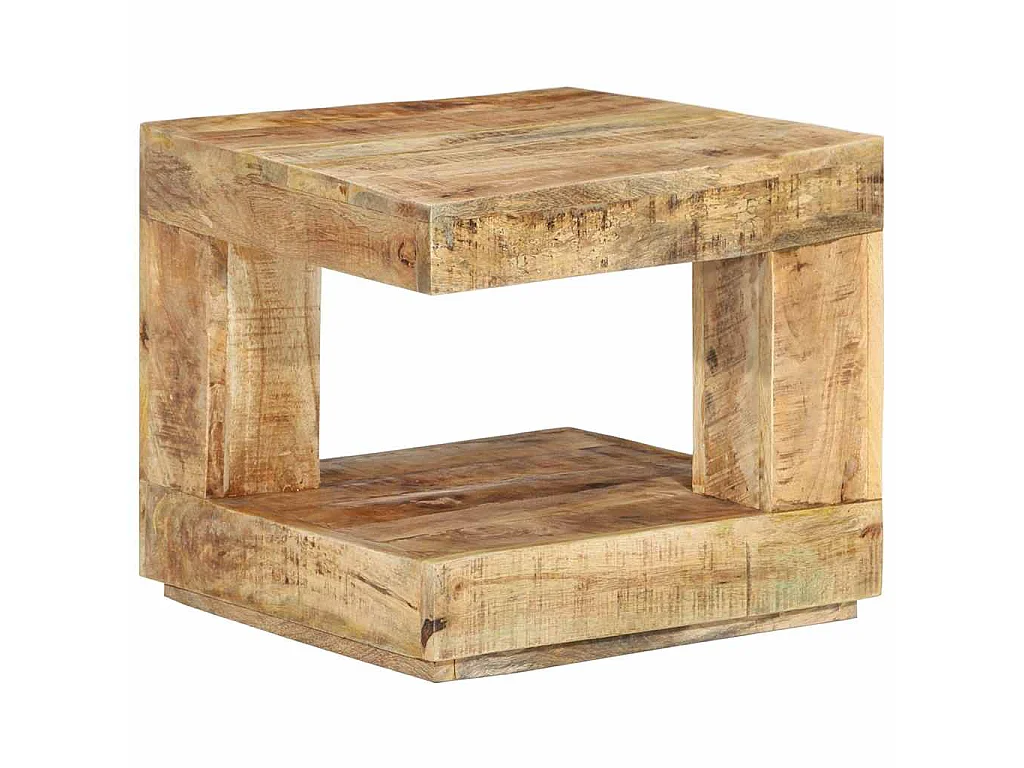 Mesa de centro 45x45x40 cm madeira de mangueira maciça