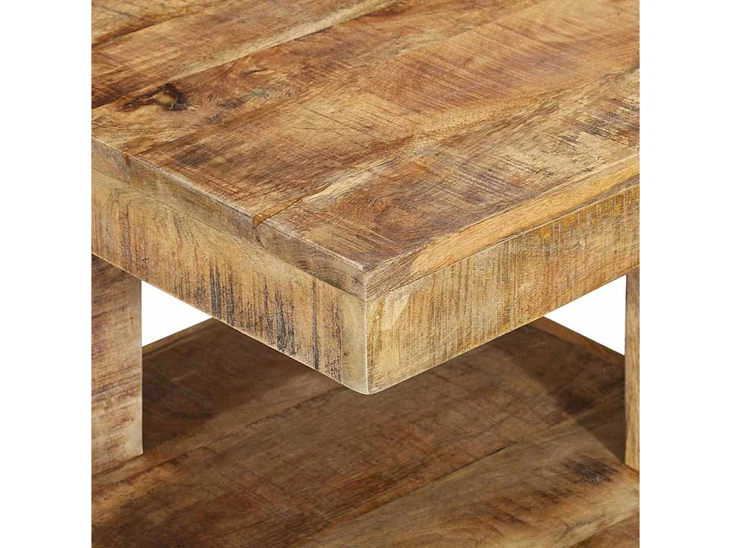 Mesa de centro 45x45x40 cm madeira de mangueira maciça