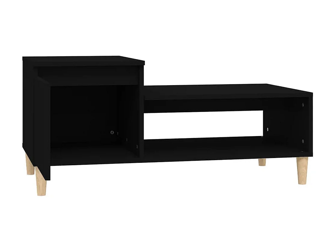 Couchtisch Schwarz 100x50x45 cm Holzwerkstoff