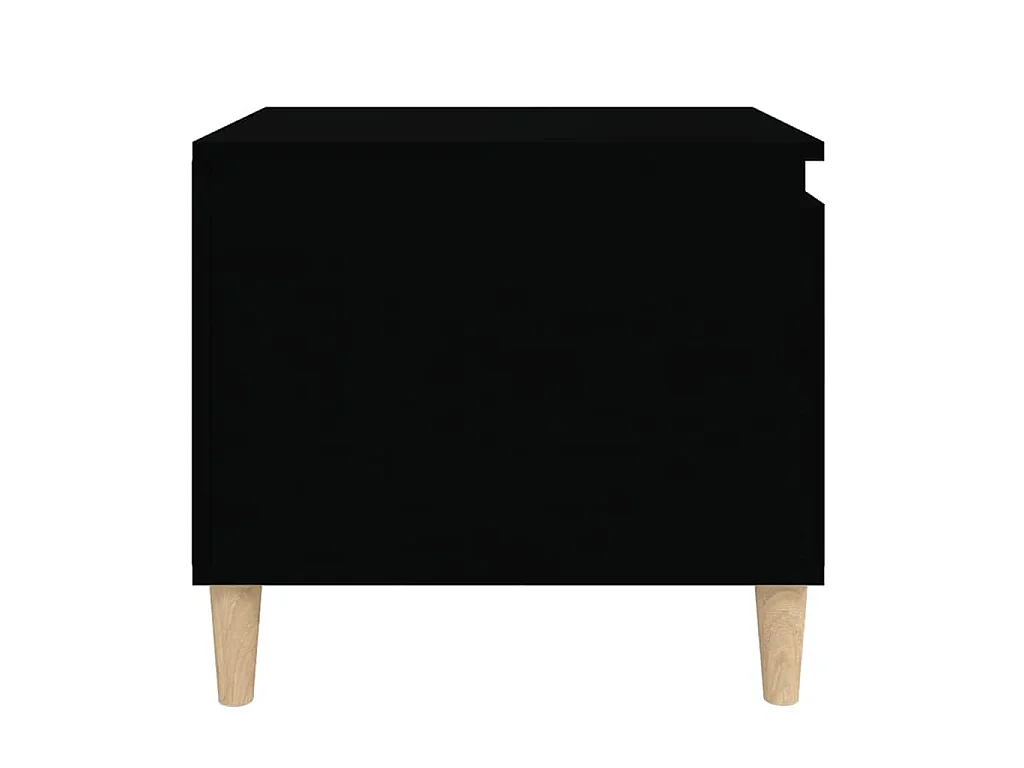 Table basse Noir 100x50x45 cm Bois d'ingénierie