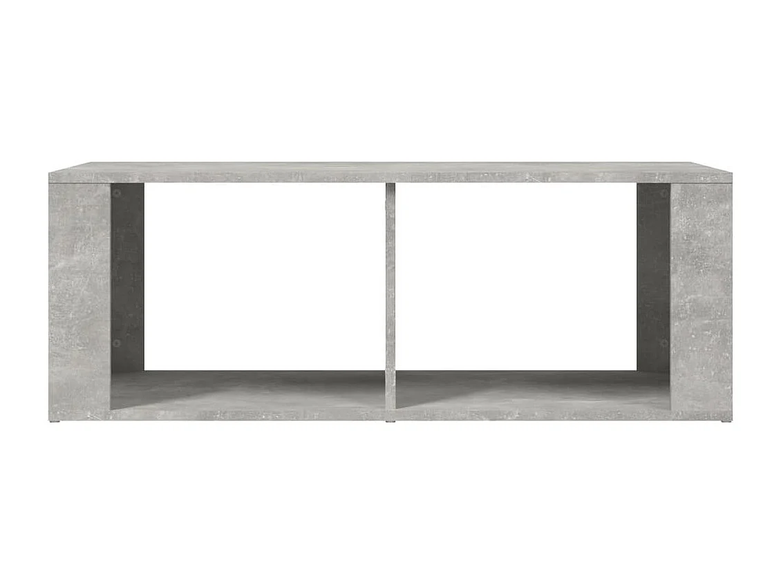 Mesa de centro 100x50x36 cm derivados madeira cinzento cimento