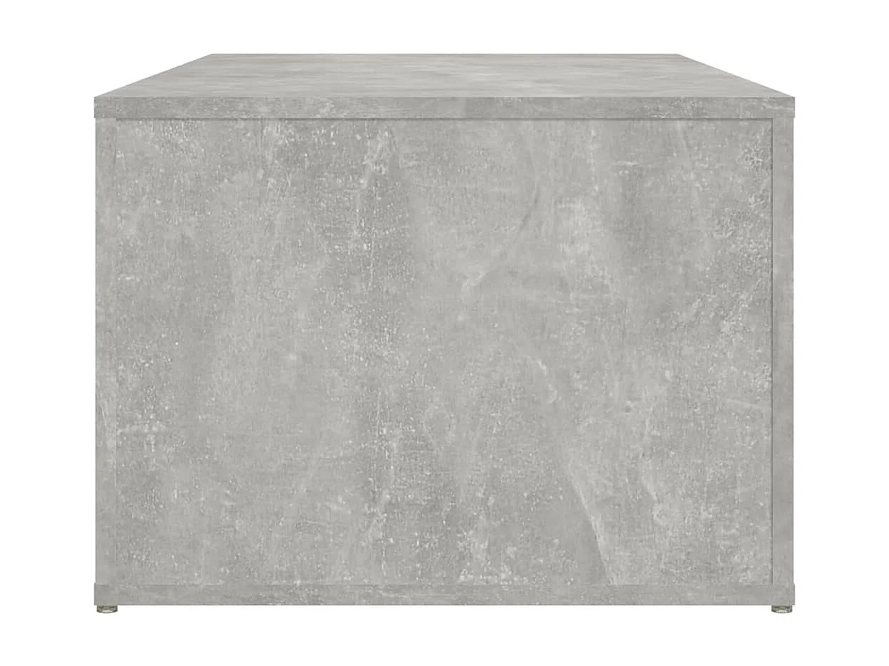 Mesa de centro 100x50x36 cm derivados madeira cinzento cimento