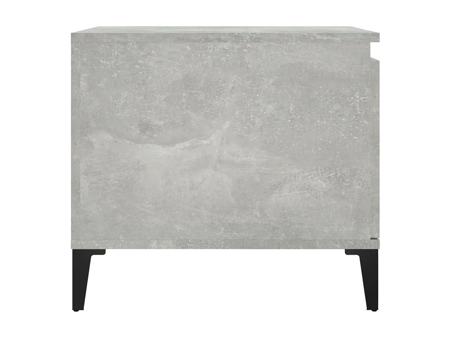 Table basse Gris béton 100x50x45 cm Bois d'ingénierie