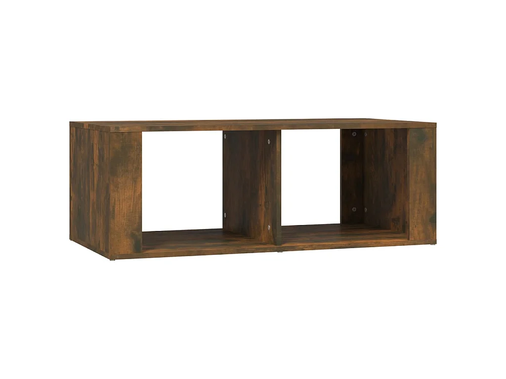 Table basse Chêne fumé 100x50x36 cm Bois d'ingénierie