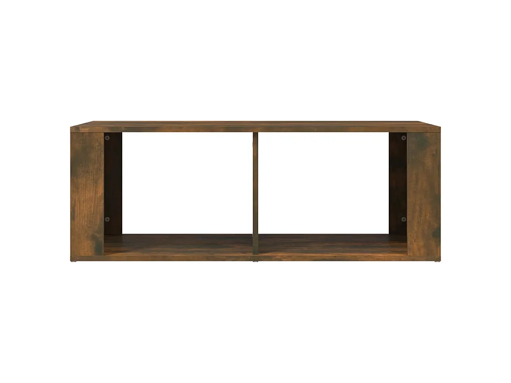 Table basse Chêne fumé 100x50x36 cm Bois d'ingénierie