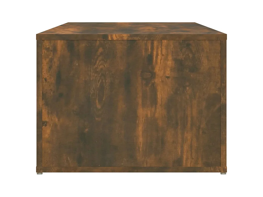 Table basse Chêne fumé 100x50x36 cm Bois d'ingénierie