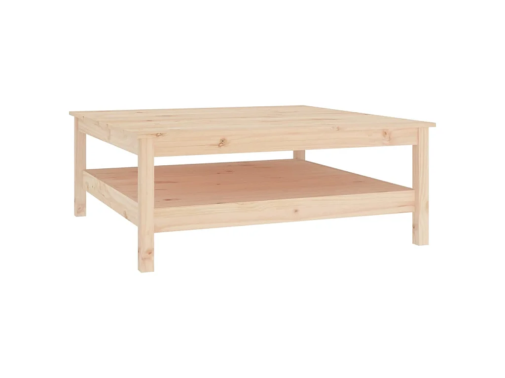 Salontafel 100x100x40 cm massief grenenhout