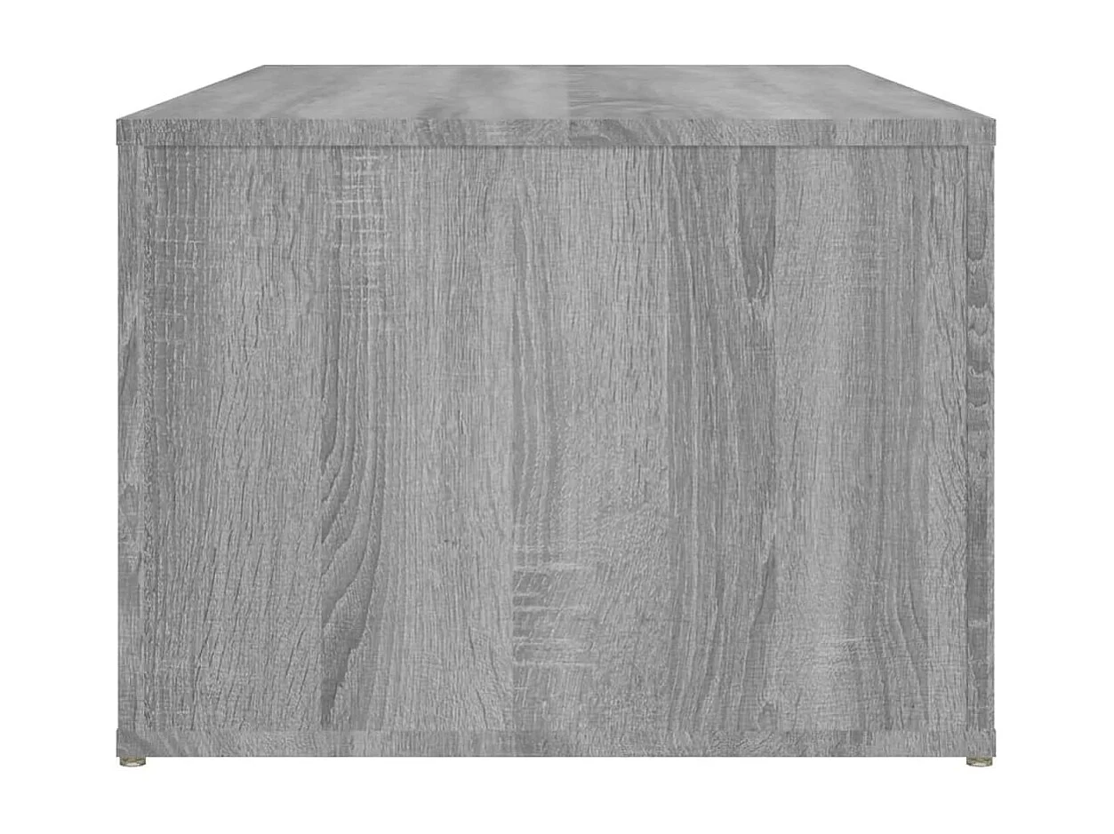 Mesa de centro 100x50x36cm derivados de madeira cinzento sonoma