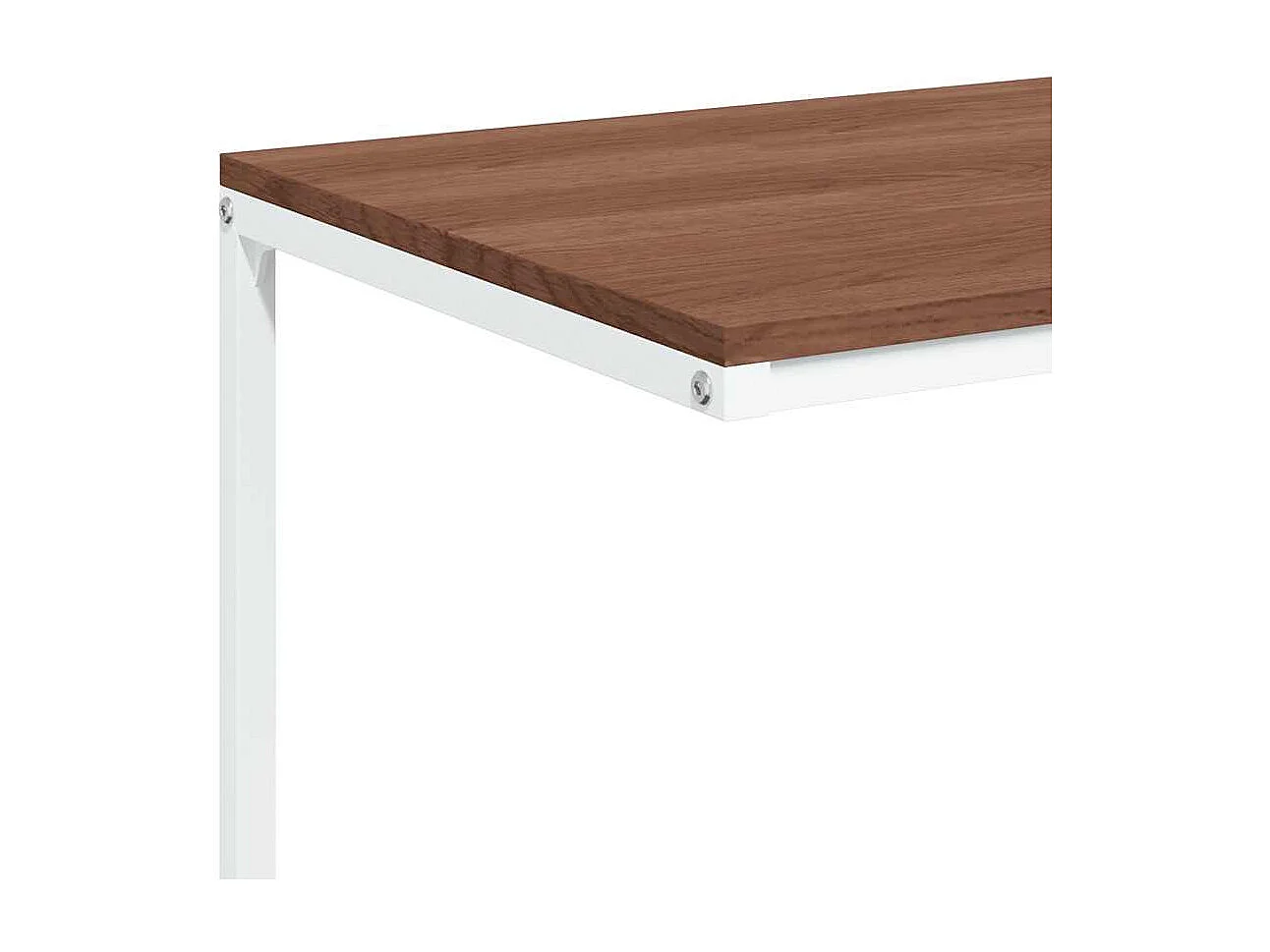 Mesa de apoio c/ rodas 55x35x70 cm derivados de madeira branca