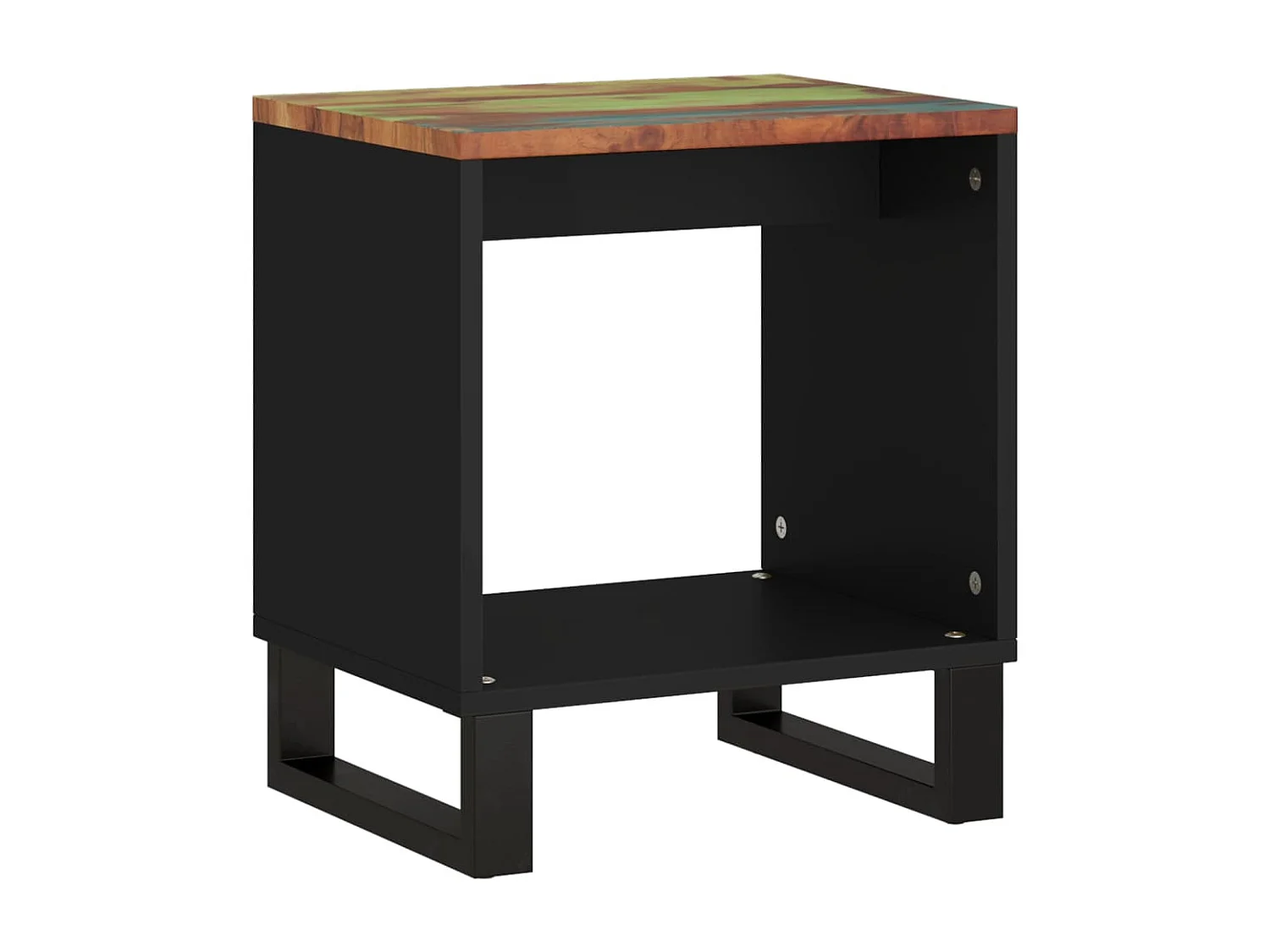 Salontafel 40x31x46 cm massief gerecycled hout en bewerkt hout