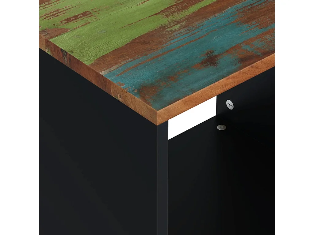 Salontafel 40x31x46 cm massief gerecycled hout en bewerkt hout