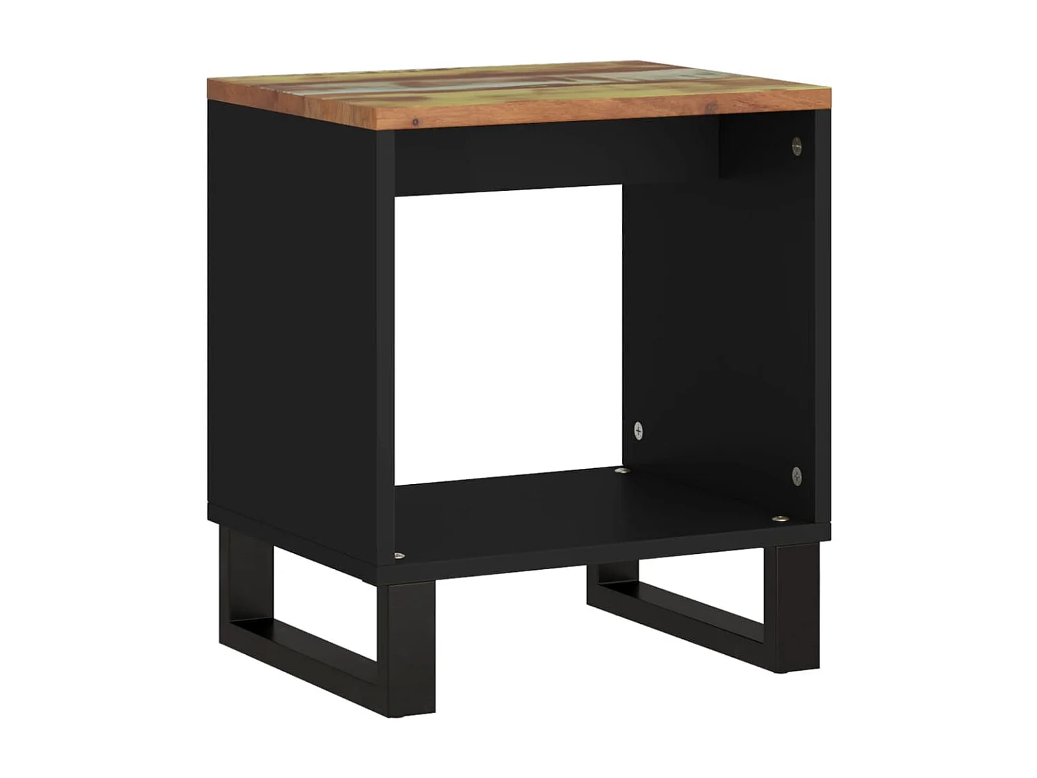 Salontafel 40x31x46 cm massief gerecycled hout en bewerkt hout