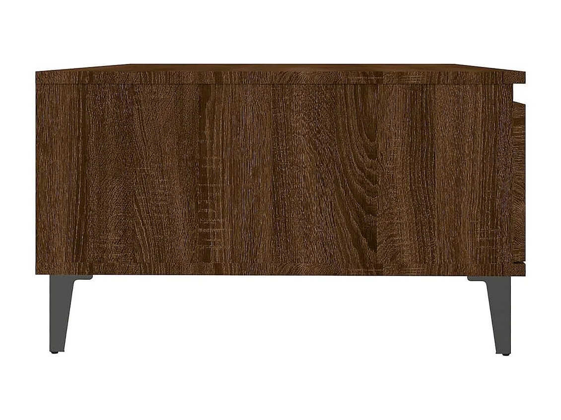 Couchtisch Braun Eichen-Optik 90x60x35 cm Holzwerkstoff