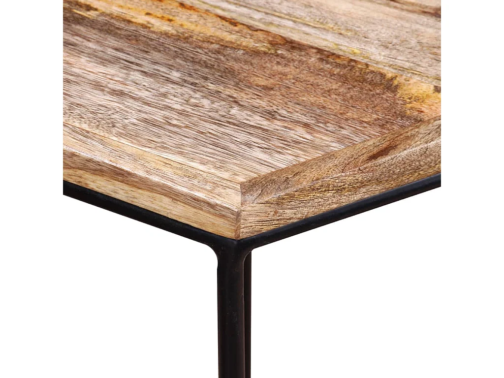 Table basse Bois de manguier massif 56x48x40 cm