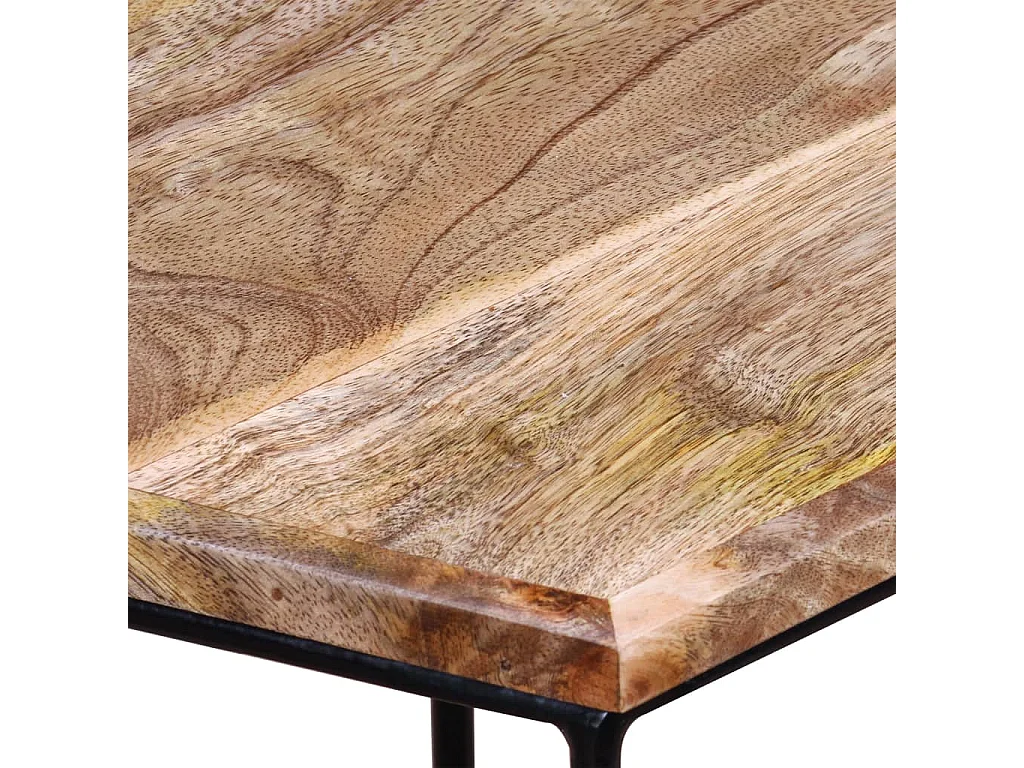 Table basse Bois de manguier massif 56x48x40 cm