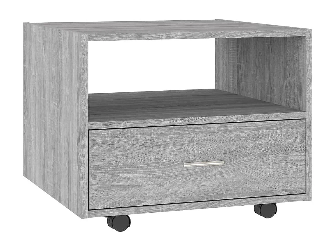 Couchtisch Grau Sonoma 55x55x40 cm Holzwerkstoff