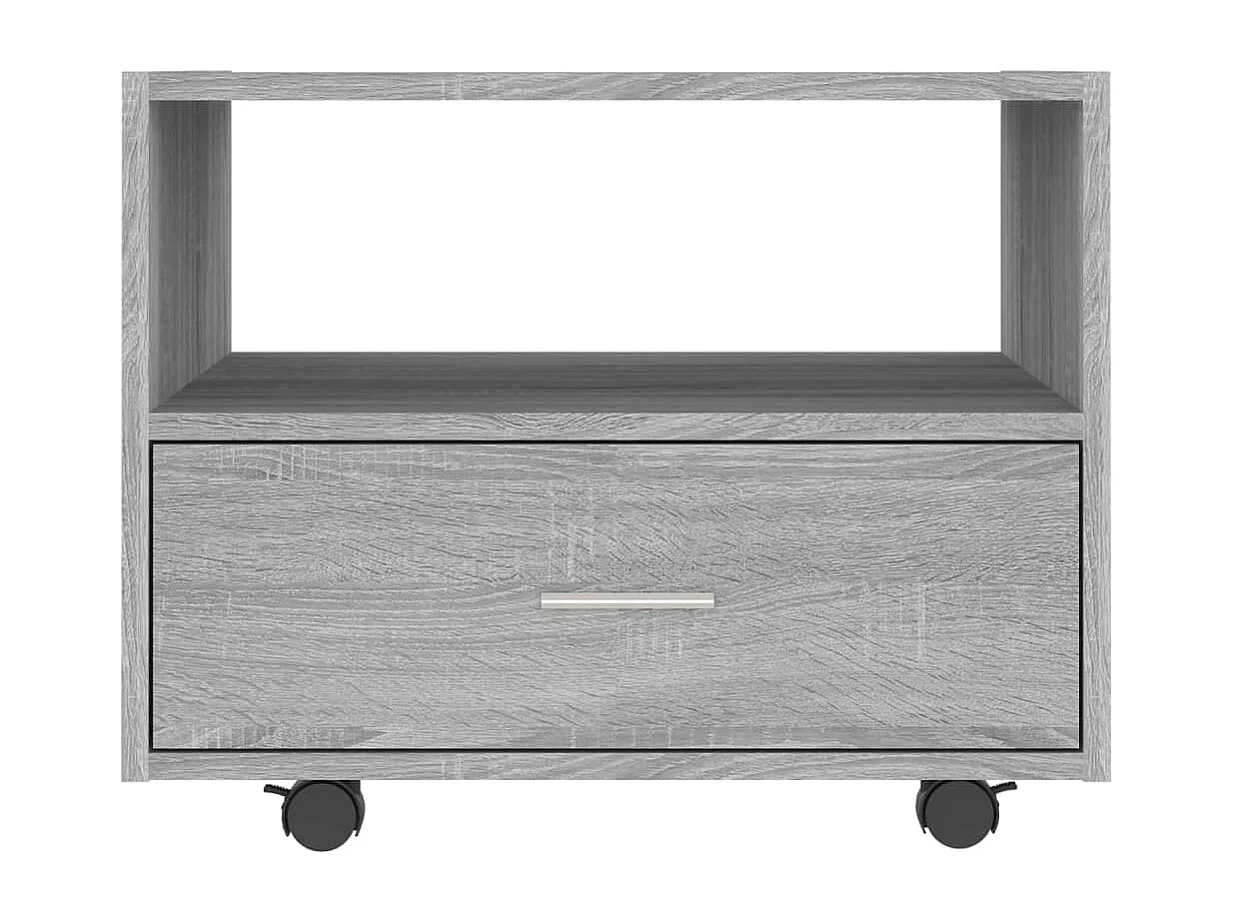 Couchtisch Grau Sonoma 55x55x40 cm Holzwerkstoff