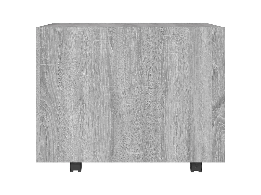Table basse sonoma gris 55x55x40 cm bois d'ingénierie