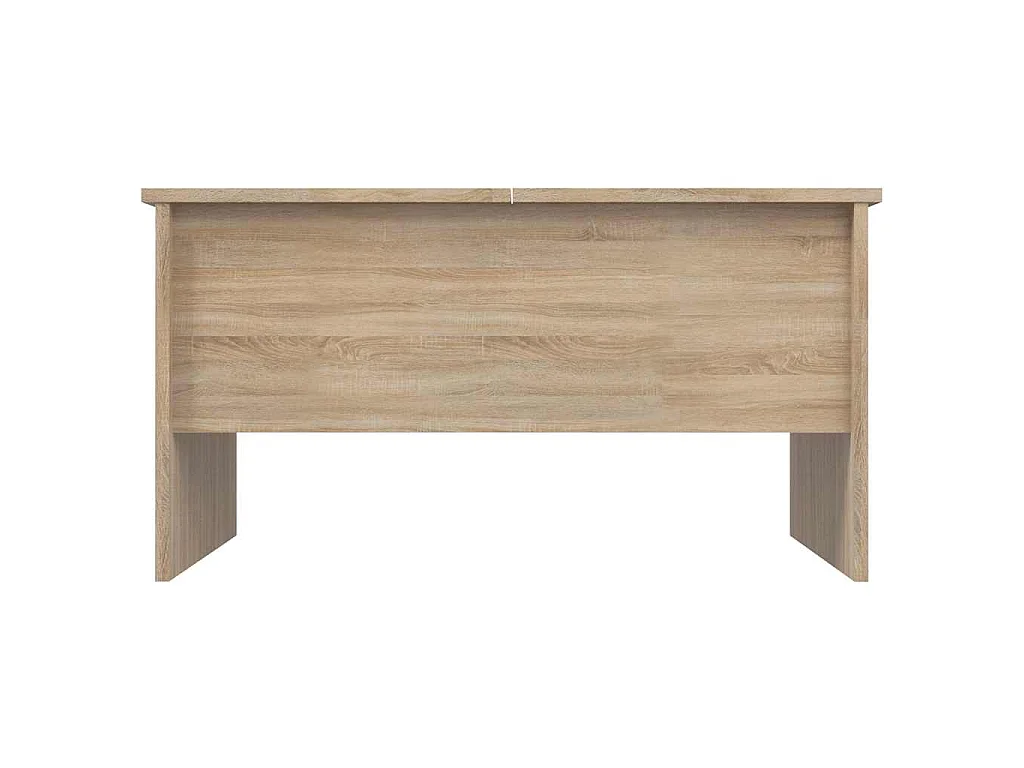 Table basse chêne sonoma 80x50x42,5 cm bois d'ingénierie