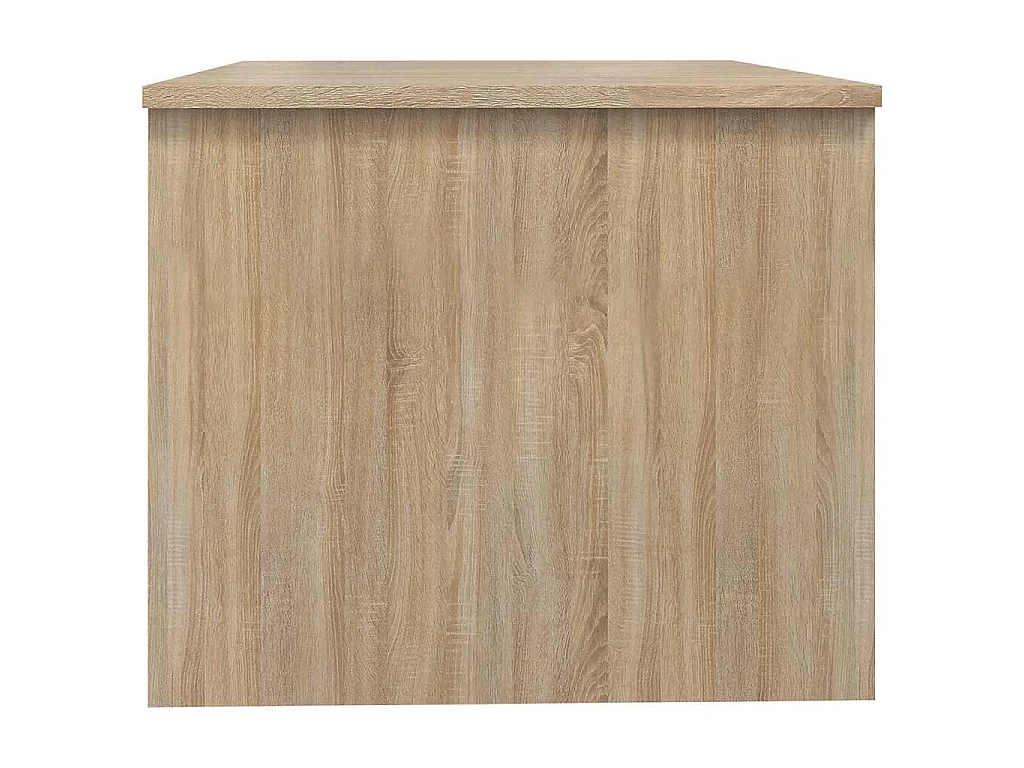 Table basse chêne sonoma 80x50x42,5 cm bois d'ingénierie