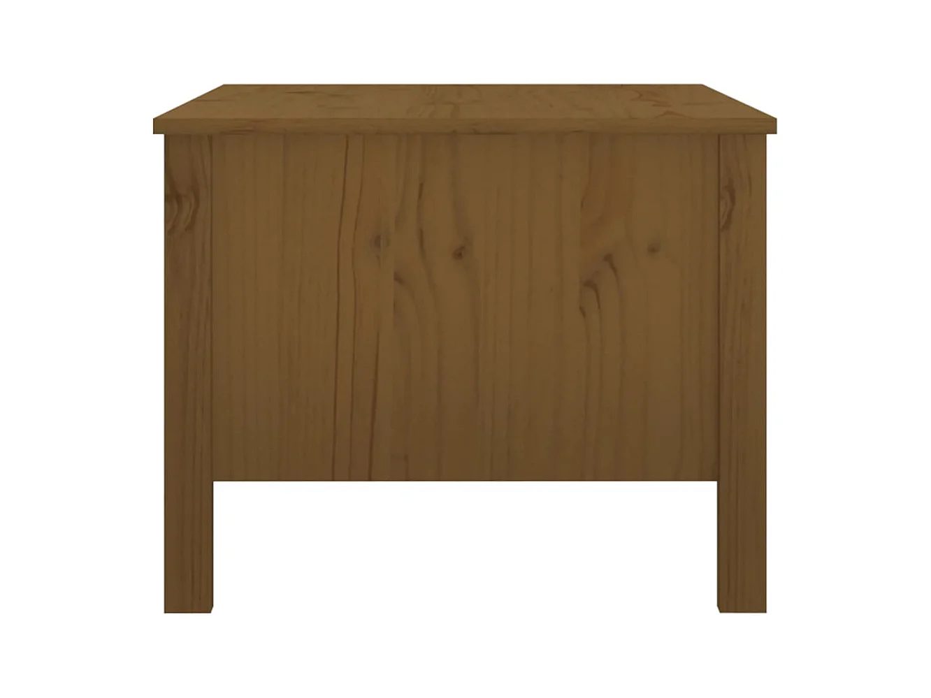 Mesa de centro 100x50x40 cm pinho maciço castanho mel