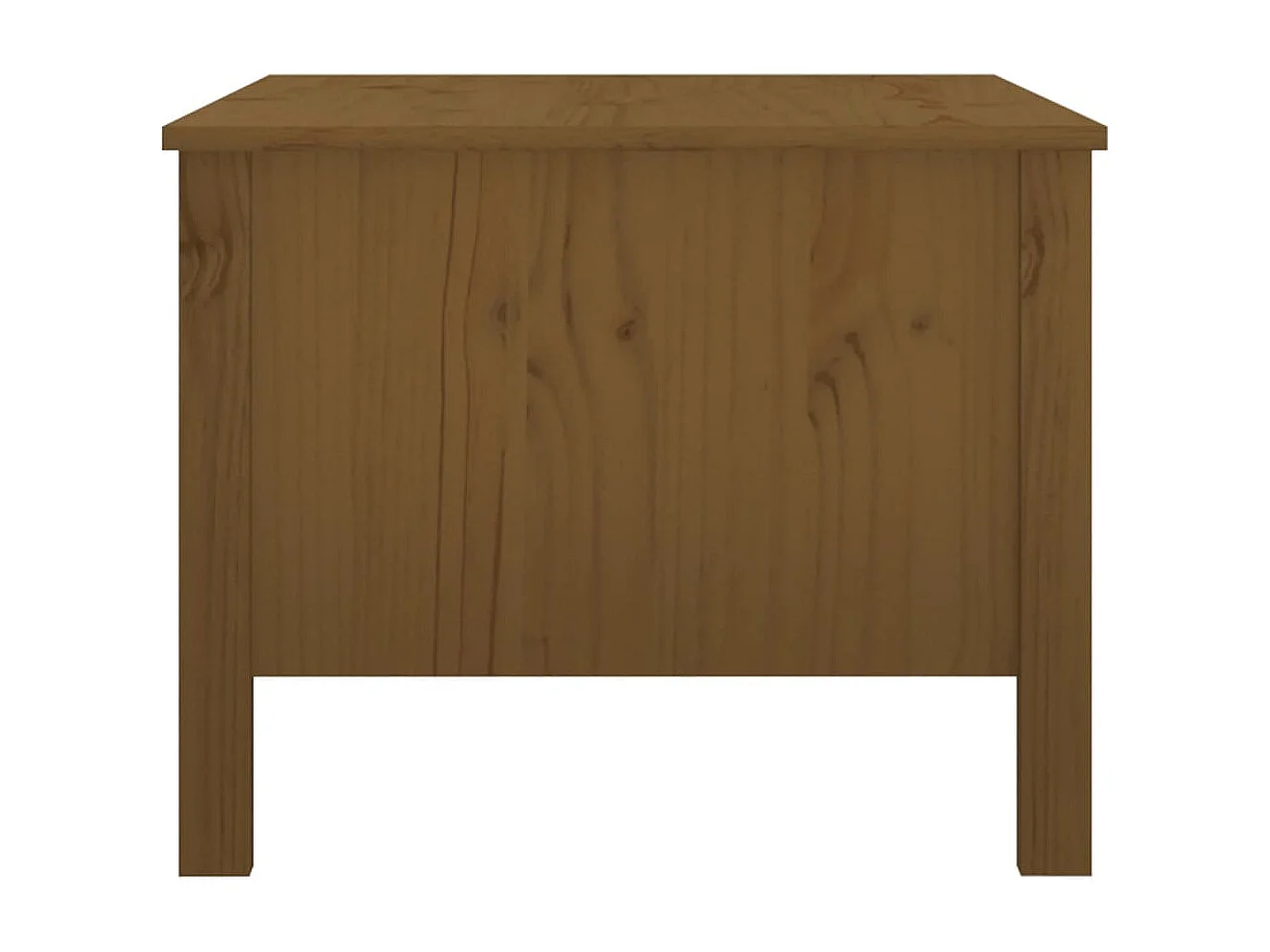 Table basse Marron miel 100x50x40 cm Bois massif de pin