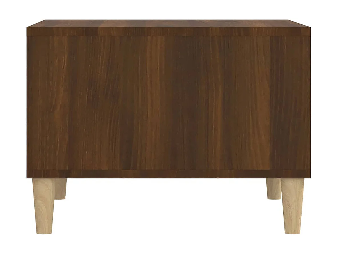 Mesa de centro 60x50x36,5cm derivados madeira carvalho castanho