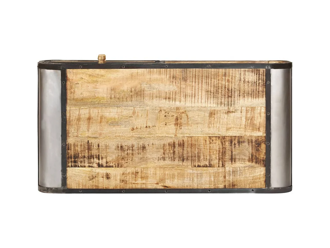 Couchtisch 100 x 50 x 35 cm Mango-Massivholz