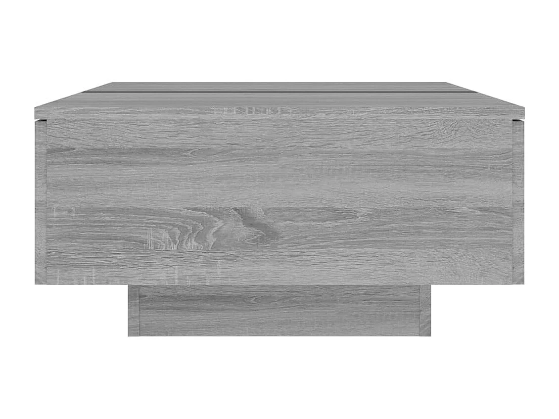 Table basse Sonoma gris 90x60x31 cm Bois d'ingénierie