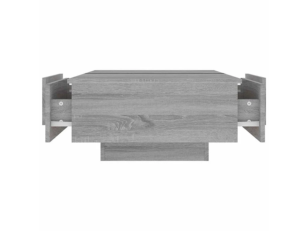 Table basse Sonoma gris 90x60x31 cm Bois d'ingénierie