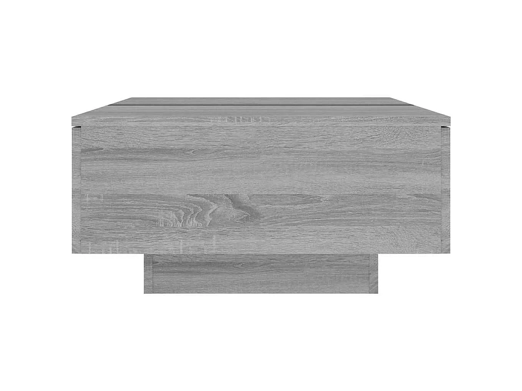 Table basse Sonoma gris 90x60x31 cm Bois d'ingénierie