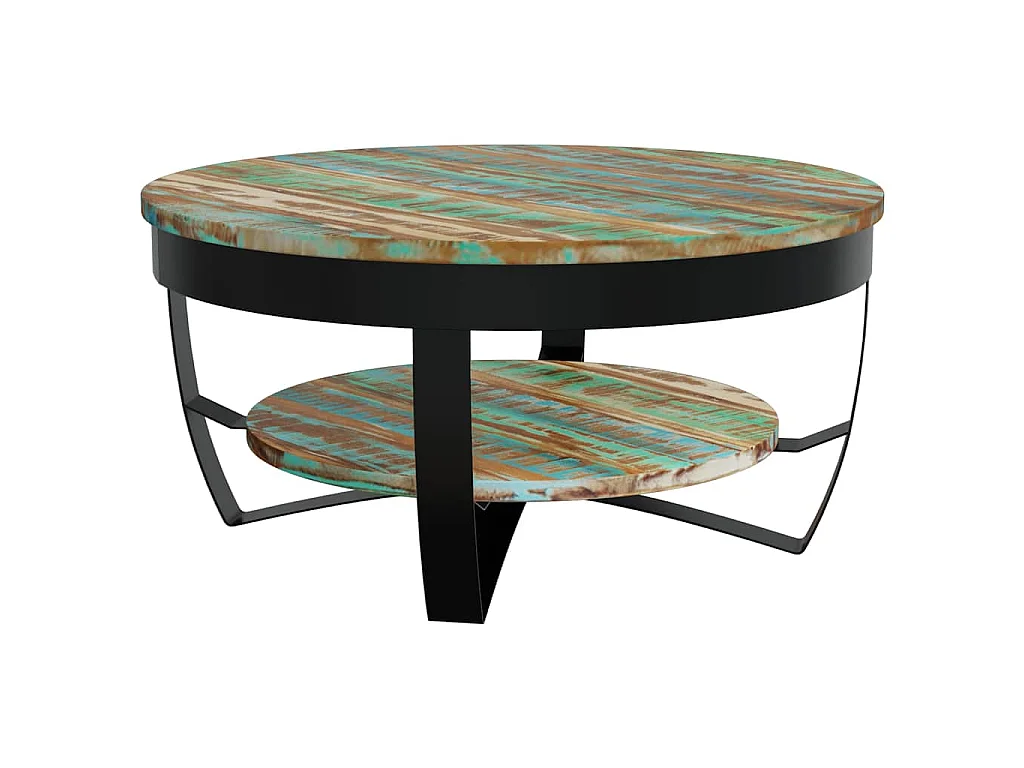 Table basse Bois massif de récupération 65x32 cm