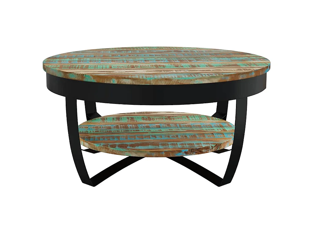 Table basse Bois massif de récupération 65x32 cm
