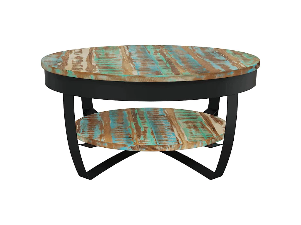 Table basse Bois massif de récupération 65x32 cm
