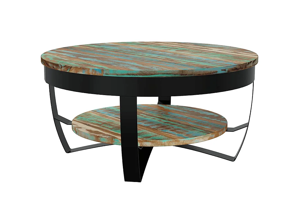 Table basse Bois massif de récupération 65x32 cm