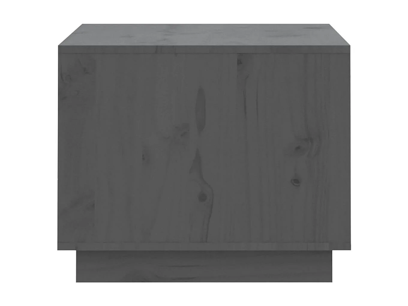 Table basse Gris 120x50x40,5 cm Bois massif de pin