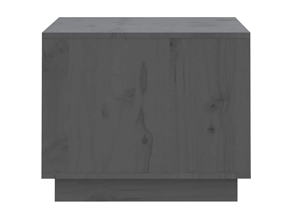 Salontafel 120x50x40,5 cm massief grenenhout grijs