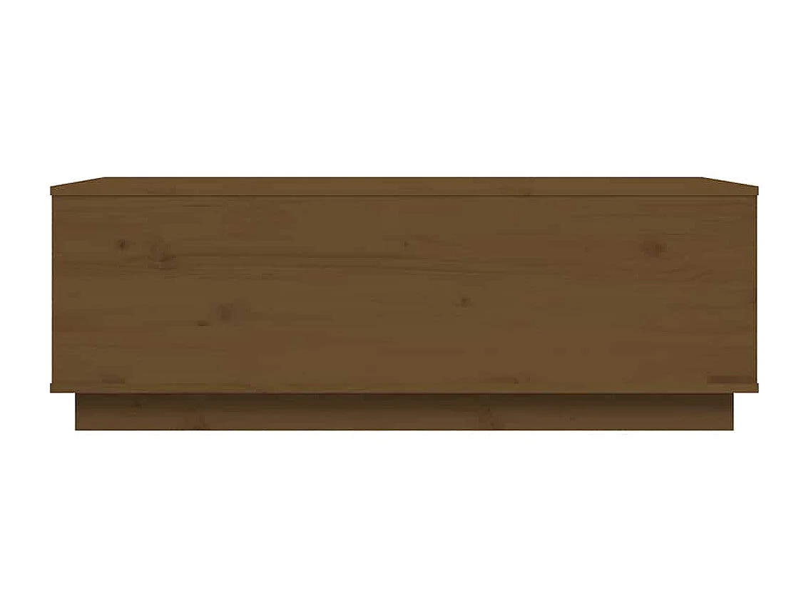 Salontafel 100x50x35 cm massief grenenhout honingbruin