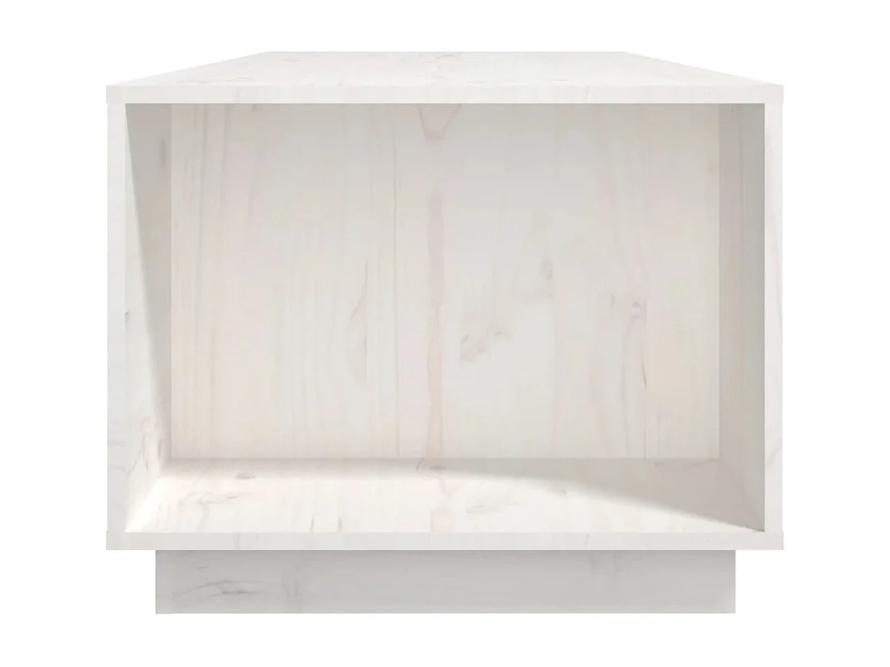 Couchtisch Weiß 110x50x40 cm Massivholz Kiefer